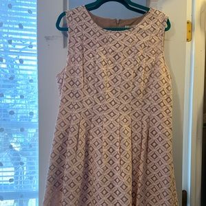 Eliza J Pale Pink Lace Dress